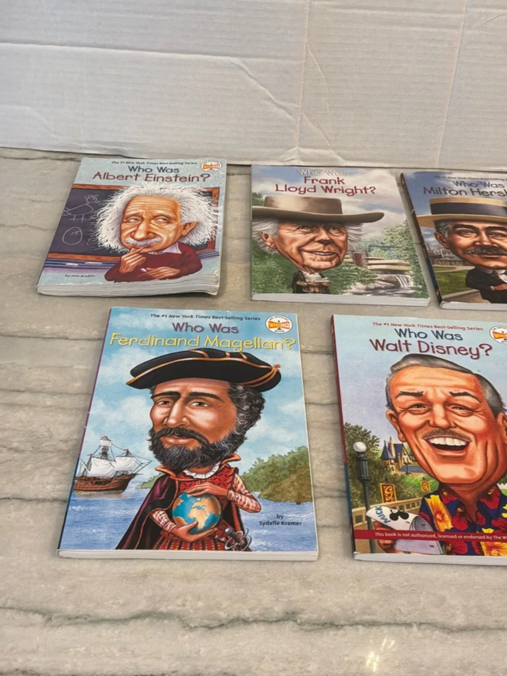 Who Was What Was Series Book Bundle Kids Educational Books Lot of 7 Homeschool
